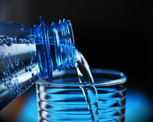 Fresh glass of water for daily hydration